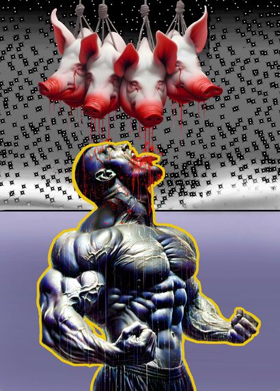 Io sono antropocene - a Digital Art Artowrk by saro brancato